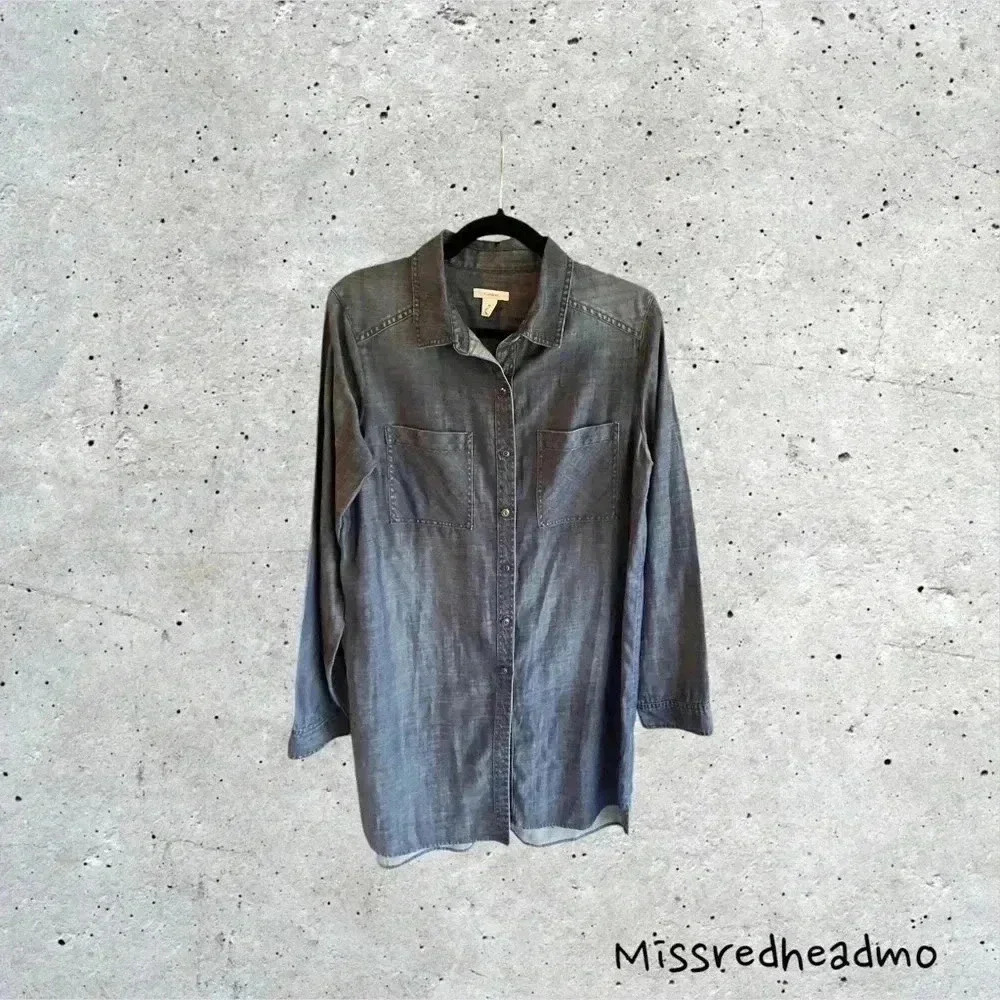 ~Caslon~ Light Denim Dress - Medium